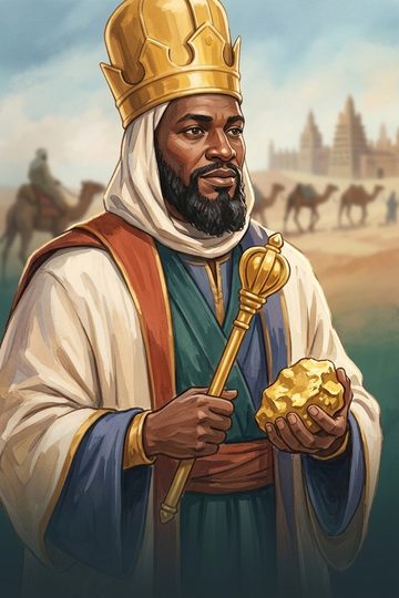 Portrait of Mansa Musa.